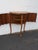 Wood French Carved Flower Inlay Nightstands Side End Tables a Pair 6616 For Sale - Image 7 of 18