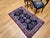 Vintage Persian Sarouk Area Rug, Hand-Knotted Wool, Allover Floral Pattern, Navy & Red, 3x5 For Sale - Image 9 of 11