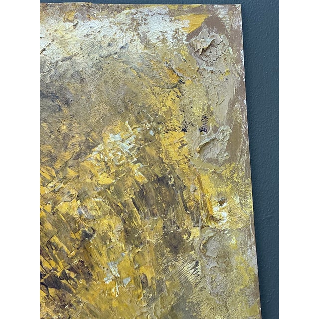 Vintage Original Abstract Oil on Canvas For Sale - Image 11 of 12