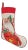 Jolly Christmas Embroidered Needlepoint Stocking For Sale