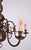 Six-Arm Chandelier in Brass For Sale - Image 3 of 5