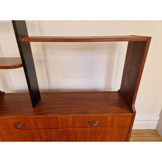 Black Mid-Century Display Unit in Teak from Stonehill, 1960s For Sale - Image 8 of 18