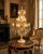 1990 French Louis XVI Gold Bronze Crystal Candelabra Table Lamp For Sale - Image 15 of 16