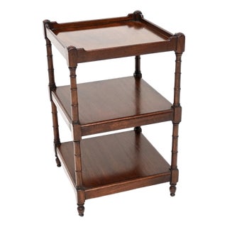 Antique Georgian Three Tier Side Table, 1930 For Sale