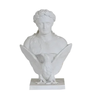After Bertel Thorvaldsen, Bust of Napoleon Bonaparte, 19th Century, Bisque Porcelain