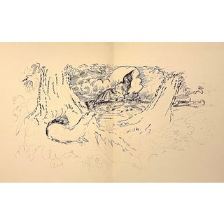 Pierre Bonnard ltd edition Lithograph Printed at Mourlot Paris 1958 Double Page, 1958 For Sale