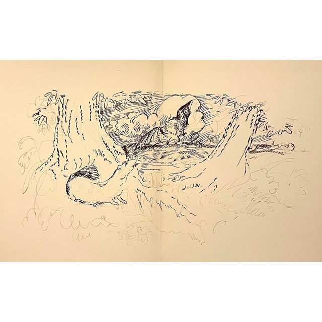 Pierre Bonnard ltd edition Lithograph Printed at Mourlot Paris 1958 Double Page, 1958 For Sale