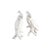 Contemporary Chelsea House Inc. Lg Cockatoo Figurines - a Pair For Sale