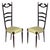 Black Set of Mid-Century Italian Mahogany Chiavari Chairs, 1950s For Sale - Image 8 of 8