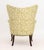 Light Green Chippendale Style Upholstered Wingback Armchair For Sale - Image 8 of 8
