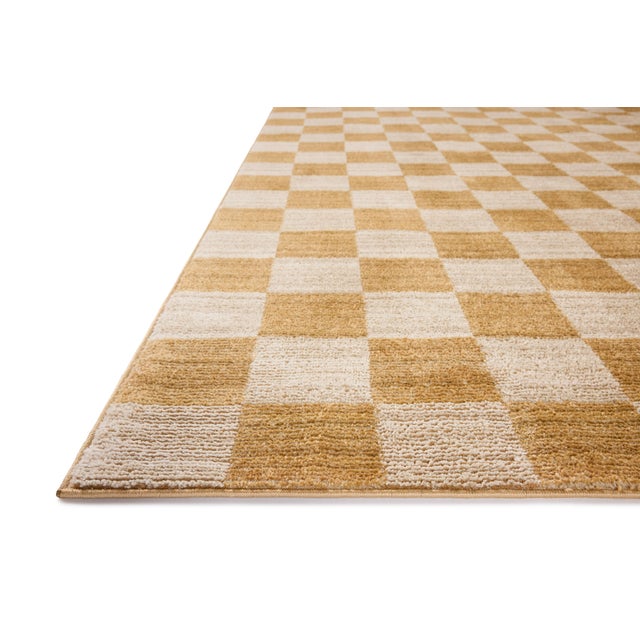 Contemporary Chris Loves Julia x Loloi Calvin Apricot / Ivory 11'-6" x 15'-7" Area Rug For Sale - Image 3 of 6