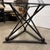 Formations Dual Iron Pedestal Base Glass Dining Table For Sale - Image 11 of 16