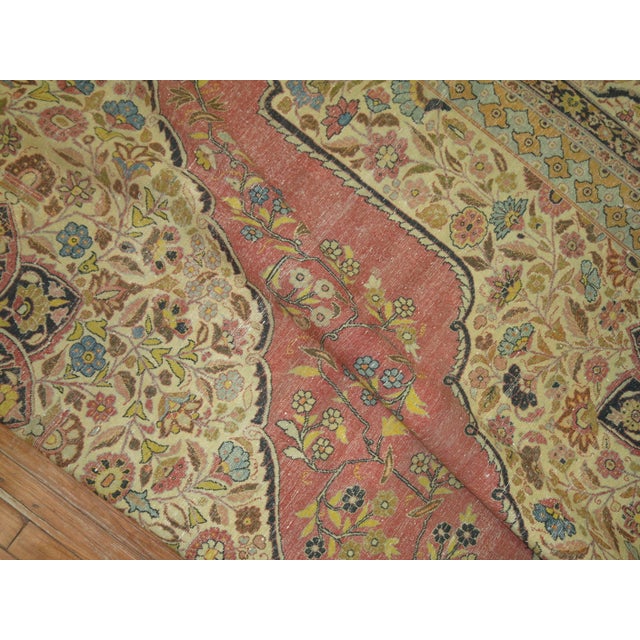 Antique Zabihi Collection Persian Hadji Jali Li Tabriz - 9'5" x 11'10" For Sale - Image 12 of 12