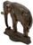 Metal Hard to Find Large Antique American Cast Iron Standing Elephant Doorstop by Bradley & Hubbard - Circa 1920s For Sale - Image 7 of 12