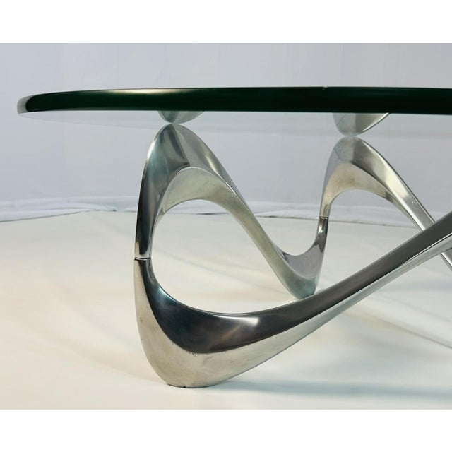 1970s Snake Coffee Table by Knut Hesterberg for Ronald Schmitt For Sale - Image 11 of 12