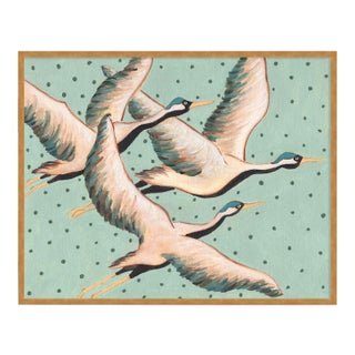 Arlo, Augustus, & the Duke by Willa Heart in Gold Framed Paper, Medium Art Print For Sale