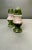 Vintage Green Multicolored Glaze Ceramic Salt & Pepper Shakers- a Pair For Sale - Image 4 of 10