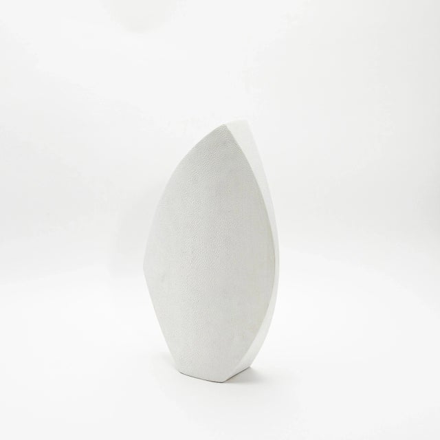 2020s Modern Shagreen Vase by R&y Augousti For Sale - Image 5 of 12