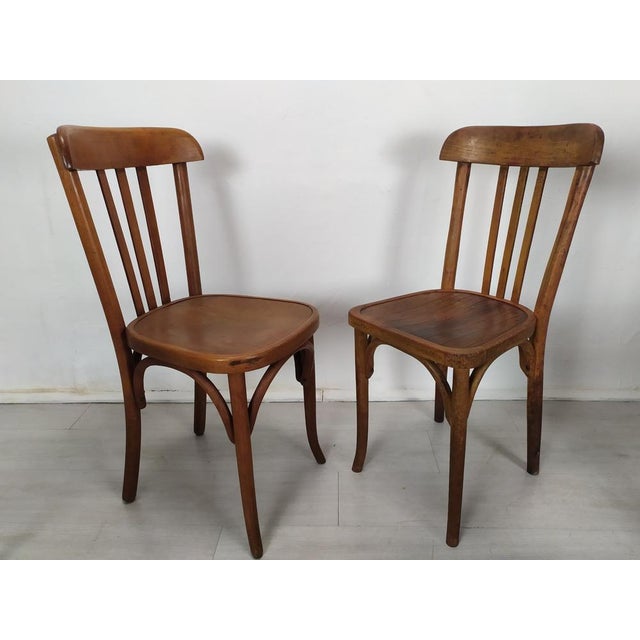 Tan Bistrot Chairs from Baumann, 1890s, Set of 6 For Sale - Image 8 of 18