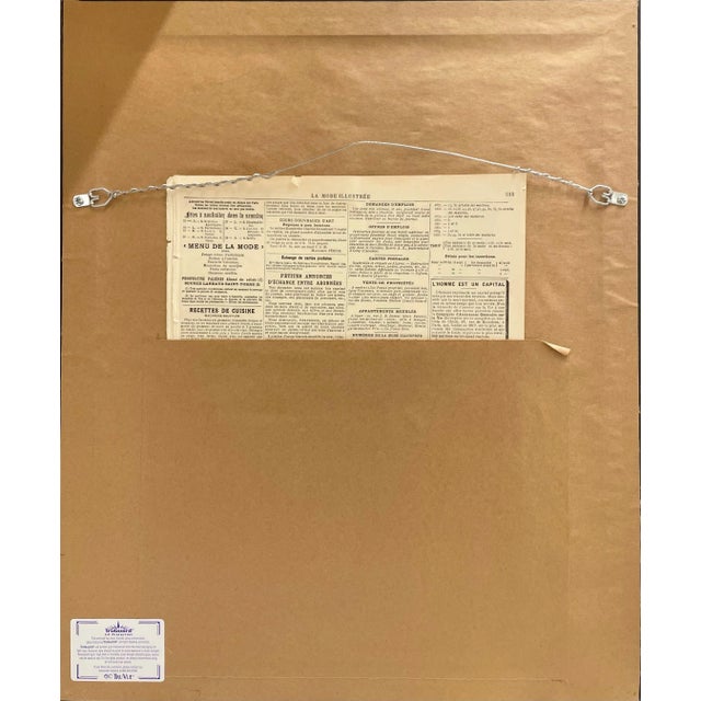 La Mode Illustree Print Nicely Framed and Matted For Sale - Image 12 of 13