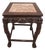 Antique Chinese Carved Hardwood Marble Table For Sale