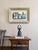 Mid-Century Modern 1952 Mid-Century Modern 'Rhythm of Facades' Swedish Geometric Abstract Street Scene Oil Painting, Framed For Sale - Image 3 of 9