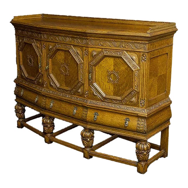 Oak Cupboard, 1920s For Sale