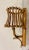 Mid-Century Italian Rattan Bamboo Sconces Attributed to Albini 1950s - Set of 4 For Sale In Los Angeles - Image 6 of 8
