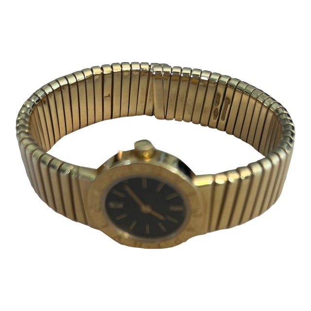 Gold 1990s Bulgari Tubogas 18k Yellow Gold For Sale - Image 8 of 8