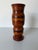 1980’s Vintage Turned Wood Inlaid Decorative Vase For Sale In Miami - Image 6 of 9