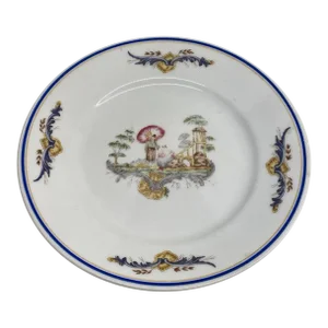 Vintage Lorenz Hutschenreuther Chinoiserie Pattern Porcelain Plate