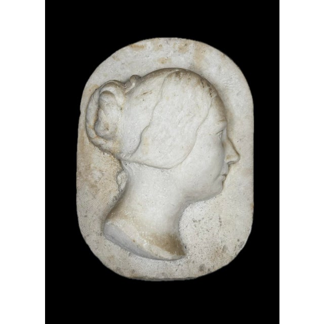 Unknown, Profile of a Woman, 1880, Marble For Sale - Image 11 of 11