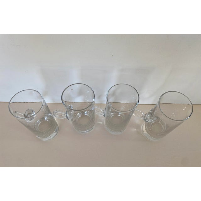 1970s 1970s Vintage Lenox Irish Coffee Glasses- Set of 4 For Sale - Image 5 of 9