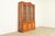 Henredon Henredon French Provincial Louis XV Carved Walnut Lighted Breakfront Bookcase Cabinet, Circa 1970s For Sale - Image 4 of 17