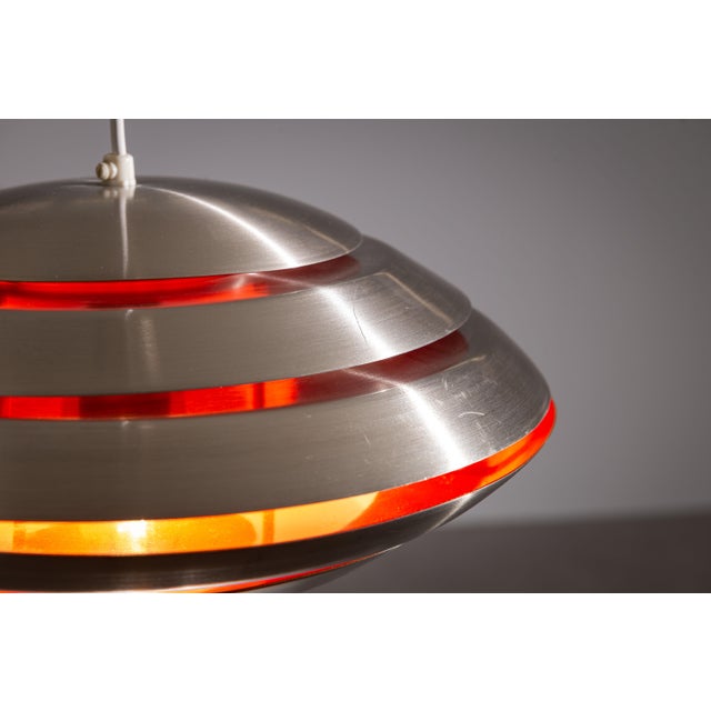 Metal Multi-Layered Pendant from Carl Thore, 1970s For Sale - Image 7 of 13