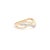 Gold 14k Gold Diamond Chevron Ring 14k Gold Modernist Jewelry for Her, Size 7 For Sale - Image 8 of 17