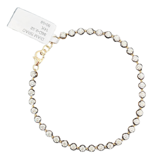 2.52 Ct Diamond by the Yard Tennis Bracelet