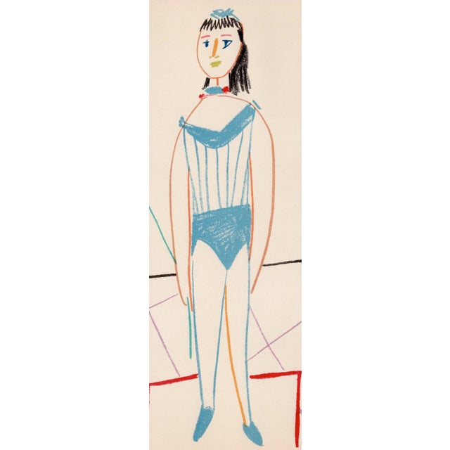 Modern Pablo Picasso, The Clown and the Acrobat, Lithograph, 1954 For Sale - Image 3 of 8