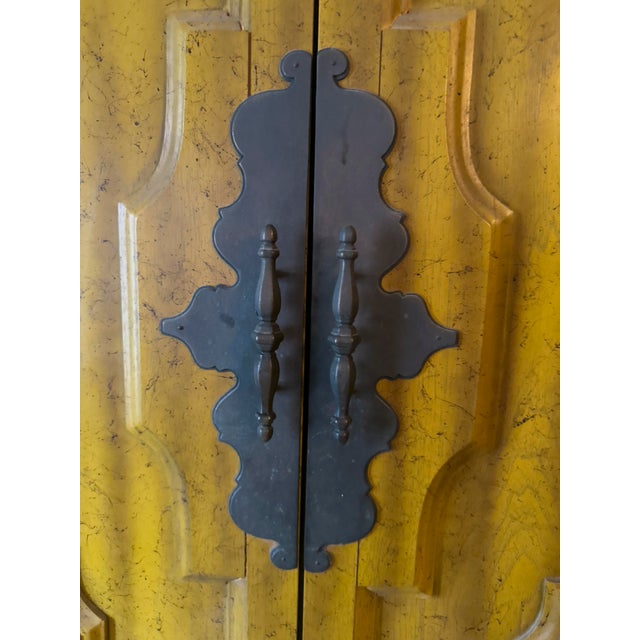 1970s Spanish Revival Bar Cabinet For Sale - Image 10 of 13