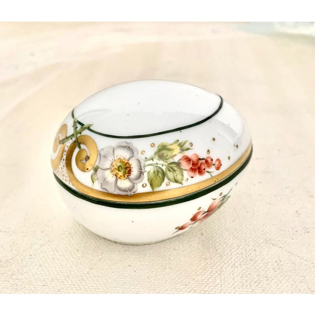 Herend Gilt 175th Anniversary Small Egg Box - Rare, a Collector’s Piece! For Sale - Image 9 of 9