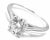 Harry Winston Platinum .56ct VVS1/F Diamond Solitaire Engagement Ring, size 3.5 For Sale - Image 4 of 11