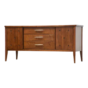 Refinished Broyhill Saga Walnut Credenza