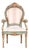 Authentic 18th Century Venetian Carved Wood and Gesso Hall Chair For Sale