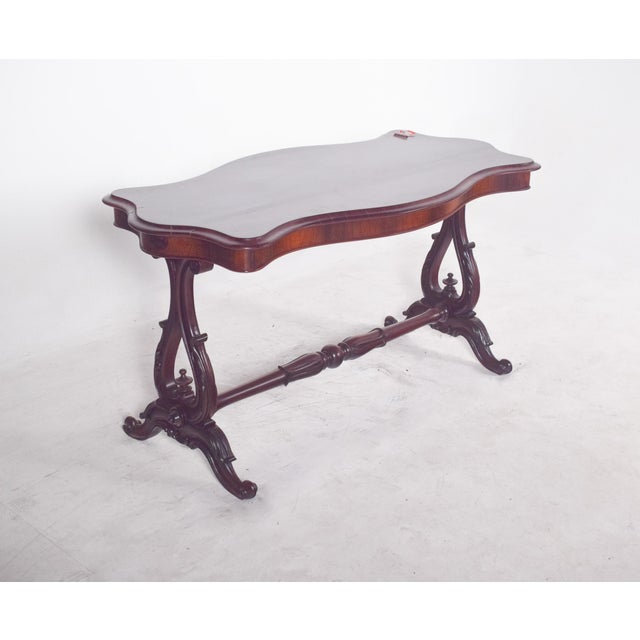 English Victorian Coffee Table in Rosewood, 1890s For Sale - Image 5 of 9