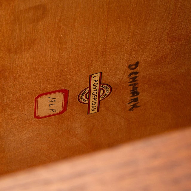Teak and Formica Serving Trolley by Ludvig Pontoppidan, Denmark, 1950s For Sale - Image 16 of 17