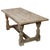 A French Farmhouse Table with turned legs, crafted from weathered oak for a rustic yet elegant look. Spacious and sturdy,...