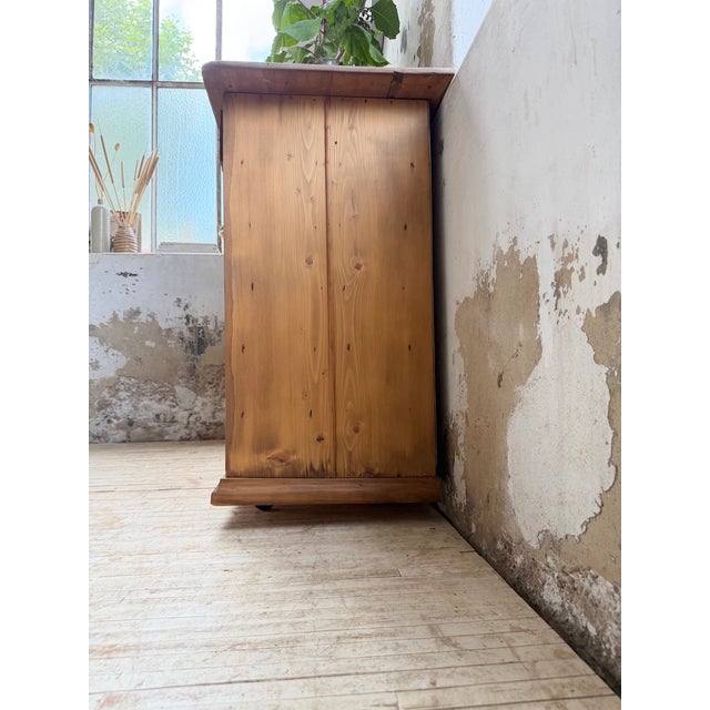 Pine Workshop Cabinet, 1950s For Sale - Image 11 of 18