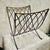Mid-Century Modern 1960s Vintage Mid-Century Modern Mid Century Modern Atomic Gold Metal Magazine Rack For Sale - Image 3 of 8