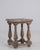 20th Century French Pedestal Side Table With Turned Legs France Mid 20th Century For Sale - Image 12 of 13