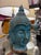 Ceramic Blue Crackle Glaze Pottery Thai Buddha Sculpture For Sale - Image 7 of 8